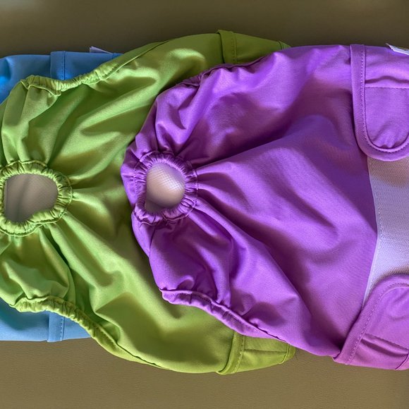 NWOB 3 Fun Color Doggie Diapers - Picture 2 of 3